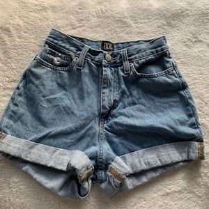High waisted shorts